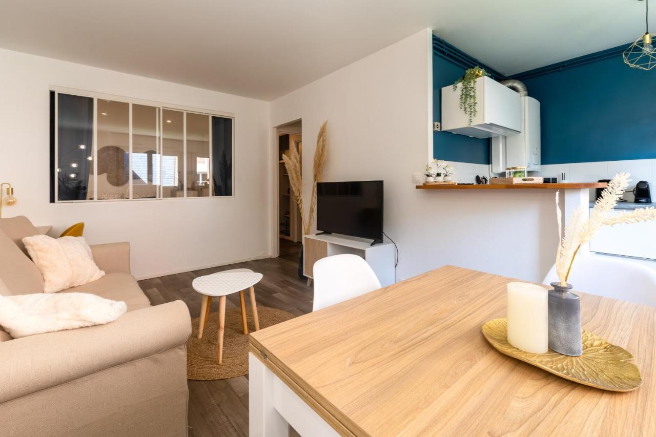 דירות Hygge - Superbe Apt Renove Rouen Gare Avec Parking Privatif מראה חיצוני תמונה
