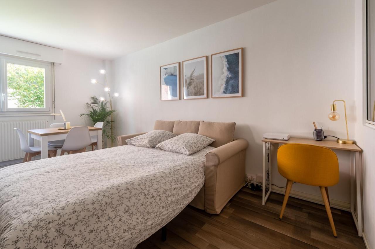 דירות Hygge - Superbe Apt Renove Rouen Gare Avec Parking Privatif מראה חיצוני תמונה