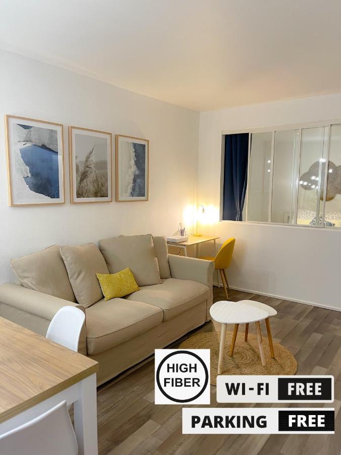 דירות Hygge - Superbe Apt Renove Rouen Gare Avec Parking Privatif מראה חיצוני תמונה